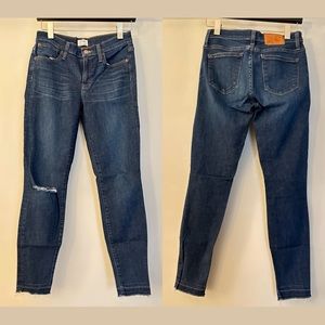 J.Crew Toothpick Jeans, Size 27